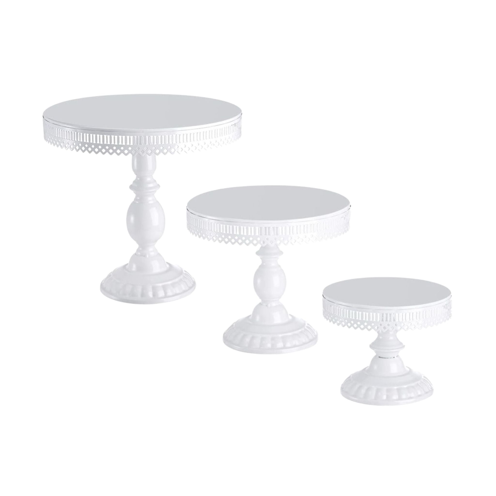 White Dessert Trays