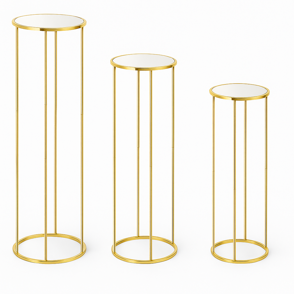 Gold Dessert & Decor Tables